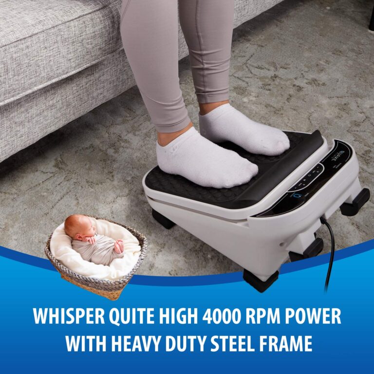 Foot Massager for Neuropathy Pain & Circulation by Quake Plate High RPM Oscillating Deep Tissue Foot & Calf Massager for Plantar Fasciitis Pain Relief, 30 Speed Vibrate with Gen 2 RF Remote - Image 6