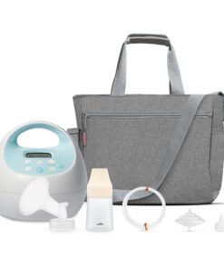 Spectra Baby S1 Plus Premier Rechargeable Breast Pump with Grey Tote Premium Accessory Kit - 24 mm