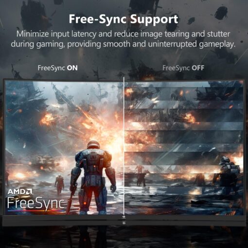 Z-Edge 32 inch Curved Gaming Monitor, 16:9 QHD 2K 2560x1440 170/144Hz 1ms Frameless LED Gaming Monitor, AMD Freesync Premium Display Port HDMI - Image 4