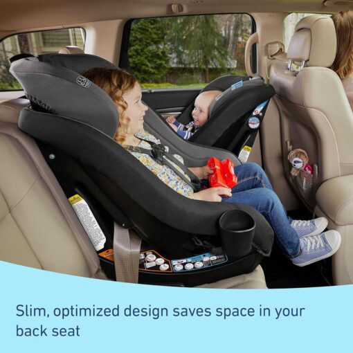 Graco Contender Slim Convertible Car Seat, West Point, Space-Saving Design, Lightweight and Compact - Image 7