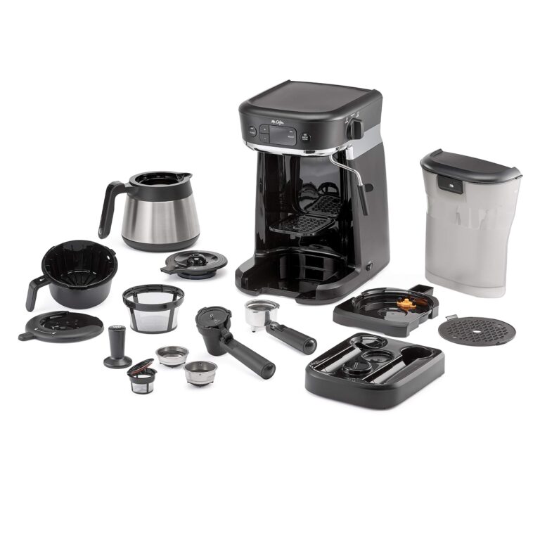 Mr. Coffee All-in-One Occasions Specialty Pods Coffee Maker, 10-Cup Thermal Carafe, and Espresso with Milk Frother and Storage Tray, Black - Image 3
