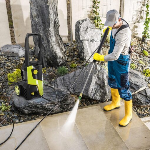Electric Power Washer 4000P Max 2.5G Pressure Washer Electric Powered 4 Quick Connect Nozzles 25FT Hose, Soap Tank Ideal for Car Driveway Patio Pool Clean - Image 3