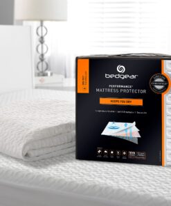 Bedgear King Dri-Tec Waterproof Mattress Protector - Noiseless and Moisture-Wicking Cover for Bed - Hypoallergenic, Washable, and Breathable Pad