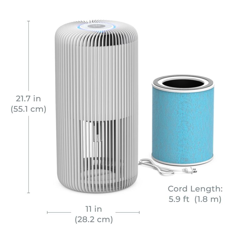 Pure Enrichment PureZone Turbo Smart Air Purifier for Large Rooms (1050 sq. ft. in 30 min.) - Energy Star Rated, 5 Stage Filtration, Smartphone Compatible, Traps Germs, Smoke, & Dust (White) - Image 3