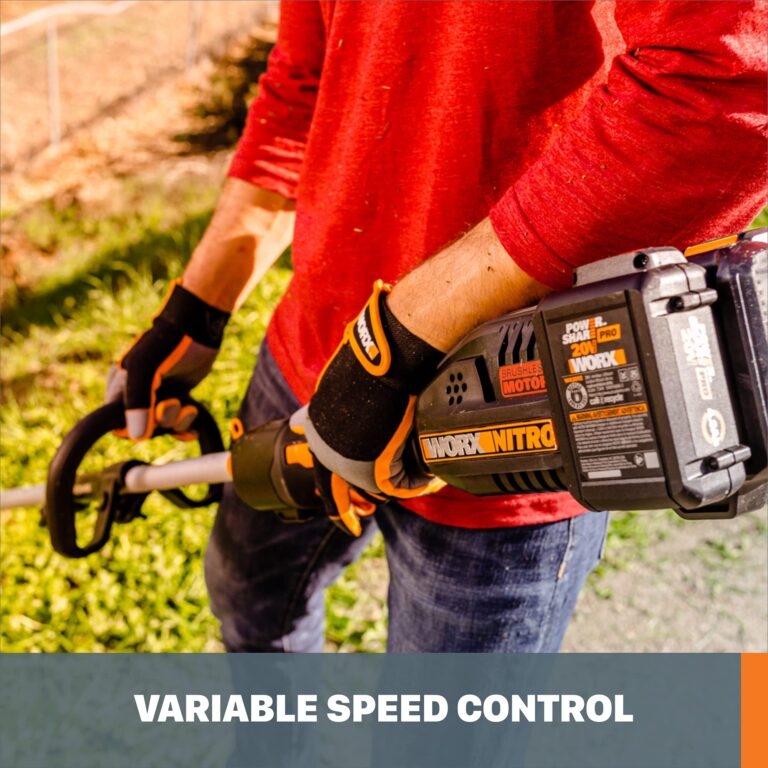 Worx Nitro WG186 40V Power Share PRO Attachment-Capable Driveshare 15" Cordless String Trimmer (Batteries & Charger Included) - Image 5