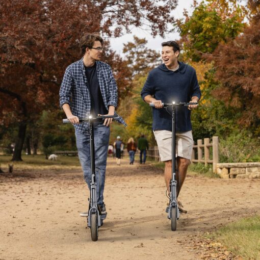 NAVIC T5 Electric Scooter Adult, 350W,Max Speed 19Mph, Long Range 21Miles, Foldable E-Scooter for Adults, Escooter Adults with App Control, Dual Braking - Image 2
