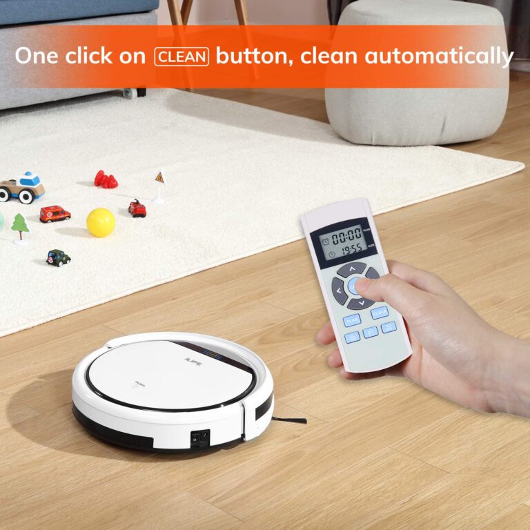 ILIFE V3s Pro Robot Vacuum Cleaner, Tangle-free Suction , Slim, Automatic Self-Charging Robotic Vacuum Cleaner, Daily Schedule Cleaning, Ideal For Pet Hair，Hard Floor and Low Pile Carpet,Pearl White - Image 5