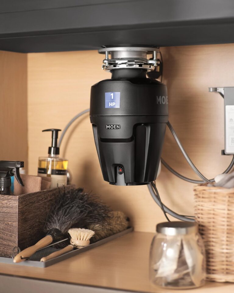 Moen EX100C EX Series 1 HP Continuous Feed Garbage Disposal, Black - Image 3