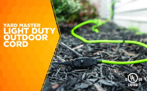LawnMaster Electric Lawn Mower + Yard Master Outdoor Garden Extension Cord - Image 3