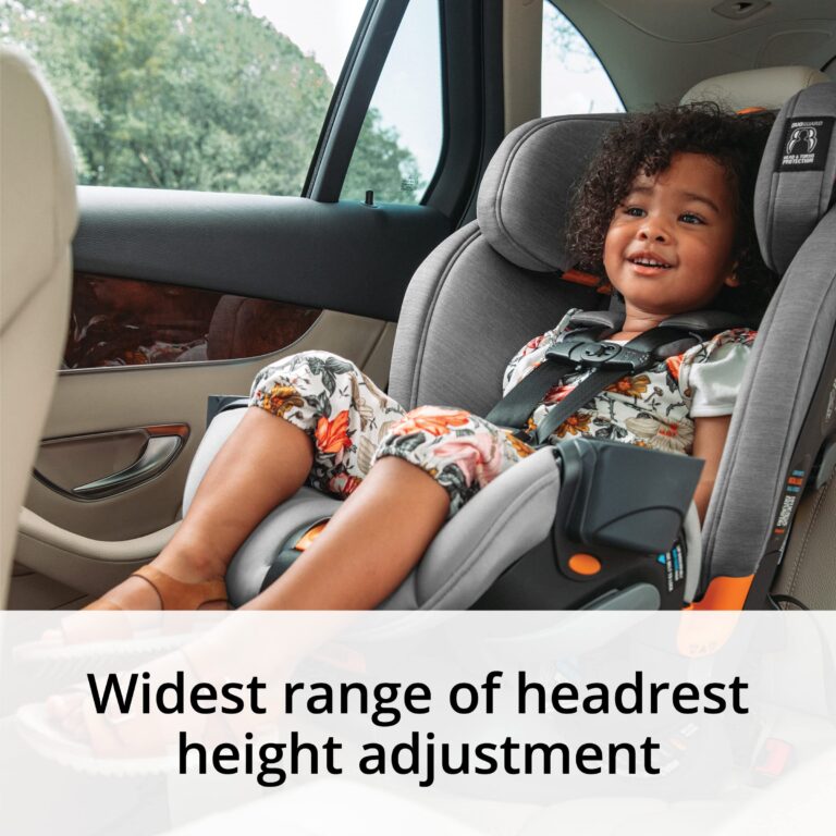 Chicco OneFit ClearTex All-in-One Car Seat, Slim Design, Rear-Facing Seat for Infants 5-40 lbs., Forward-Facing 25-65 lbs., Booster 40-100 lbs., Convertible Car Seat | Slate/Grey - Image 13