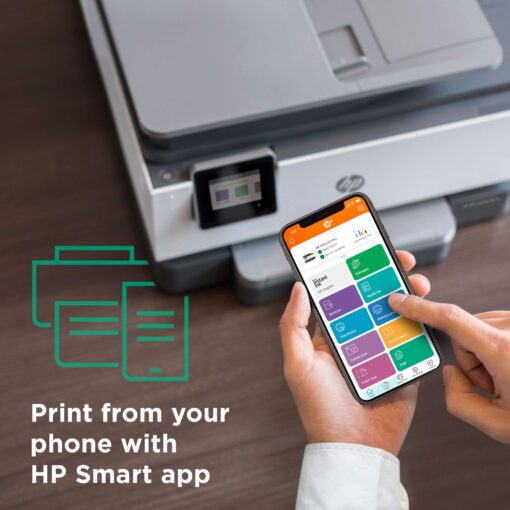 HP OfficeJet Pro 9015e Wireless Color All-in-One Printer with bonus 6 months Instant ink with HP+ (1G5L3A),Gray - Image 11