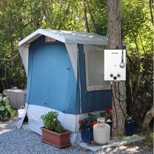 GASLAND 10L Propane Outdoor Tankless Water Heater, Ultra Slim 2.64GPM Portable Propane Shower for Off Grid Camping, G10, 68,000 BTU - Image 5