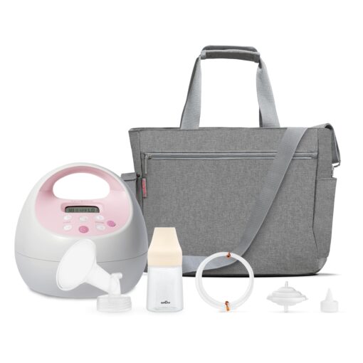 Spectra Baby S2 Plus Premier Electric Breast Pump with Grey Tote Premium Accessory Kit - 24 mm