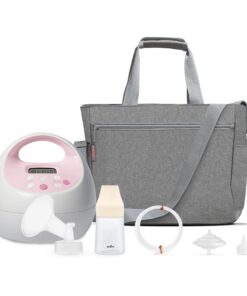 Spectra Baby S2 Plus Premier Electric Breast Pump with Grey Tote Premium Accessory Kit - 28 mm