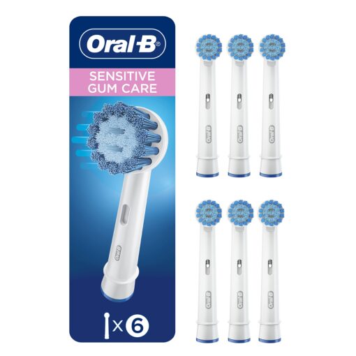 Oral-B Sensitive Gum Care Electric Toothbrush Replacement Brush Heads, 6 Count(Pack of 4) - Image 7