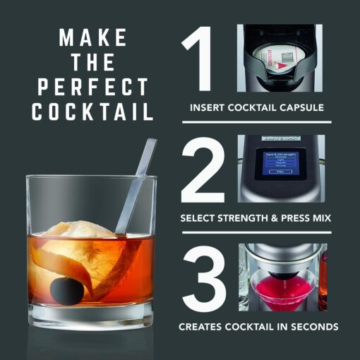 Bartesian Premium Cocktail and Margarita Machine for the Home Bar with Push-Button Simplicity and an Easy to Clean Design (55300) (Renewed) - Image 9