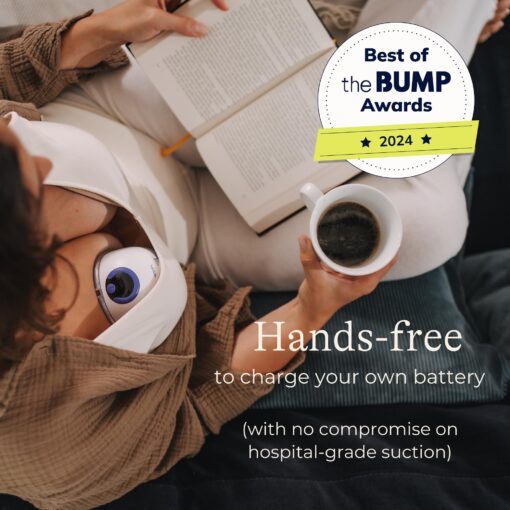 Lansinoh Discreet Duo Wearable Breast Pump, Hands Free Breast Pump, 4 Pumping Modes, 9 Levels Hospital Strength Suction, LED Display, Leak-Resistant Design, 2 Breast Flange Sizes Included: 24mm & 21mm - Image 9