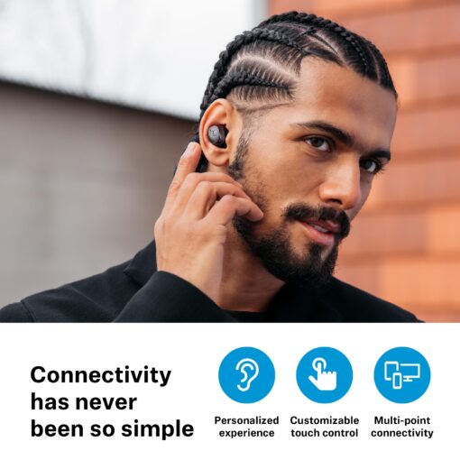 Sennheiser MOMENTUM True Wireless 4 Smart Earbuds with Bluetooth 5.4, Crystal-Clear Sound, Comfortable Design, 30-Hour Battery Life, Adaptive ANC, LE Audio and Auracast - Black Copper - Image 2