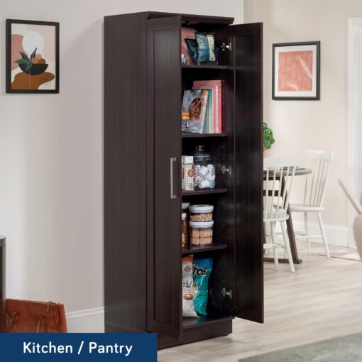 Sauder HomePlus Kitchen Pantry Storage Cabinet with Adjustable Shelves, Laundry Bathroom, L: 23.31" x W: 17.01" x H: 71.18", Dakota Oak - Image 14