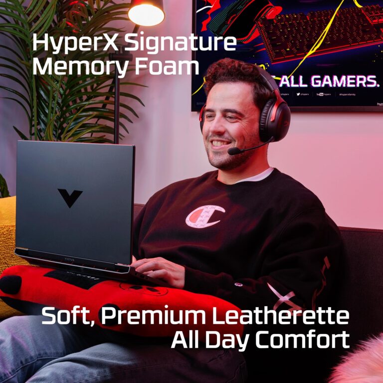 HyperX Cloud III Wireless – Gaming Headset for PC, PS5, PS4, up to 120-hour Battery, 2.4GHz Wireless & QuadCast S RGB USB Condenser Microphone with Shock Mount for Gaming, Streaming, Podcasts - Image 5