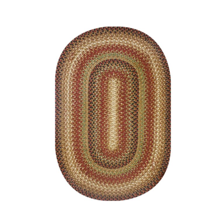 Homespice Gingerbread Jute Brown Braided Rugs 5x8' Oval for Living Room, Bedroom Rug and Dining Room. Pet Friendly. Decor Styles- Farmhouse Rug, Rustic, Vintage, Cottage, Primitive, Country, Boho Rug - Image 3