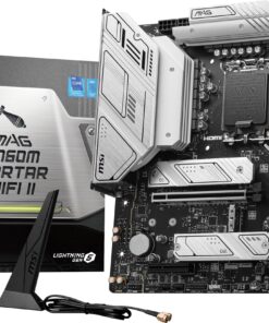 MSI MAG B760M Mortar WiFi II Gaming Motherboard (Supports 12th/13th/14th Gen Intel Processors, LGA 1700, DDR5, PCIe 5.0, M.2, 2.5Gbps LAN, USB 3.2 Gen2, HDMI/DP, Wi-Fi 6E, Bluetooth 5.3, mATX)