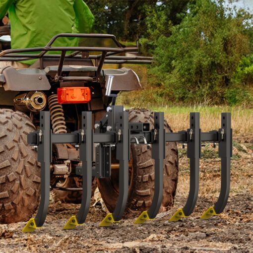 YITAMOTOR ATV/UTV Plow Implement Cultivator with 6 Scarifier Shank Fits for YITAMOTOR ATV/UTV Manual Implement Lift - Image 2