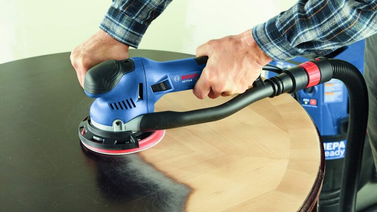 BOSCH GET75-6N Electric Orbital Sander, Polisher - 7.5 Amp, Corded, 6 Inch Disc Size - Dual-Mode: Random Orbit & Turbo - Image 5