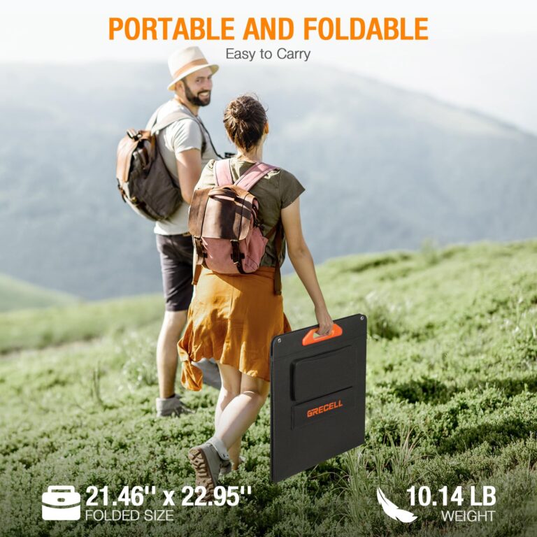 200W Portable Solar Panel for Power Station Generator, 12V/24V Flexible Foldable Solar Panel Kit Lightweight High-Efficiency Solar Charger Power Backup for Outdoor Van Camper Boat Caravan Off-Grid - Image 3