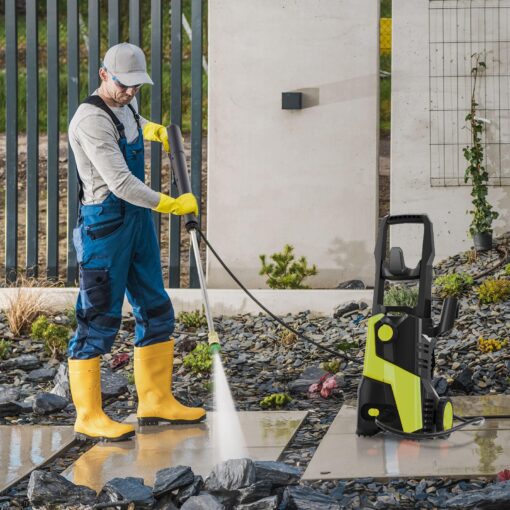 Electric Power Washer 4000P Max 2.5G Pressure Washer Electric Powered 4 Quick Connect Nozzles 25FT Hose, Soap Tank Ideal for Car Driveway Patio Pool Clean - Image 6