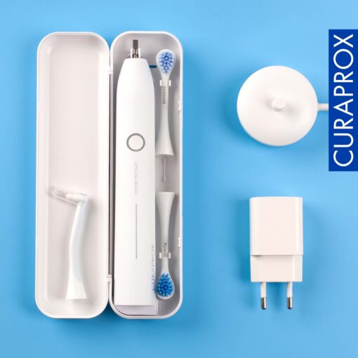 Curaprox Hydrosonic Pro Electric Toothbrush with Charger and Travel Case - Image 5