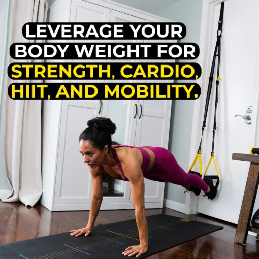 TRX All-in-ONE Suspension Training System: Full Body Workouts for Your Home Gym, Travel, and Outdoors | Includes Indoor & Outdoor Anchors, Workout Guide and Video Downloads - Image 8