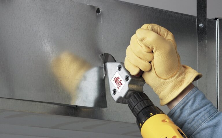Malco TSCM Corrugated Metal Turbo Shear and Malco TS1 Turbo Shear 20 Gauge Capacity Sheet Metal Cutting Attachment Bundle - Image 3