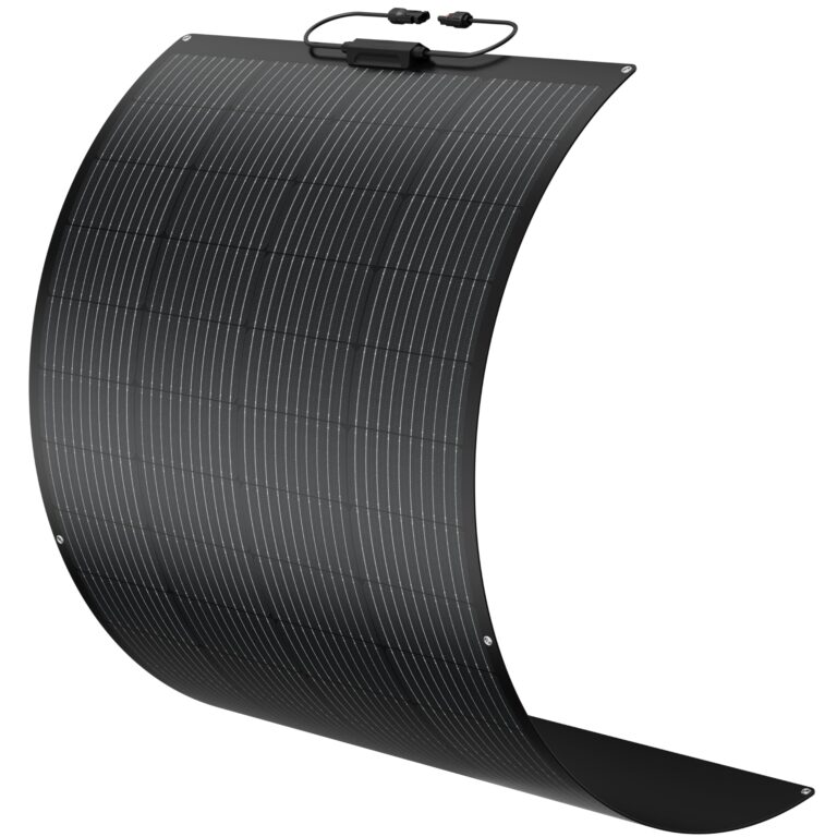 BougeRV Arch 200 Watts Fiberglass Flexible Solar Panel, Portable Bendable 12 Volts 10BB Mono Cell for RV Camping Home Boat Marine Curve Surface Black