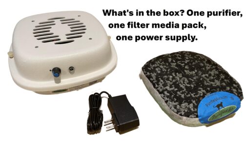 Litter Box Air Purifier- 2.2 Pounds Filter Media - 53 CFM Air Volume - Easier, better, cheaper than DIY - Removes odor & dust - No Smell, no ozone - By Purrified Air - the one that works - Image 6