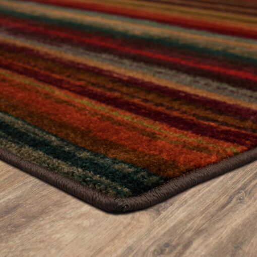 Mohawk Home Boho Stripe 7' 6" x 10' Area Rug - Multicolor - Perfect for Living Room, Dining Room, Office - Image 4