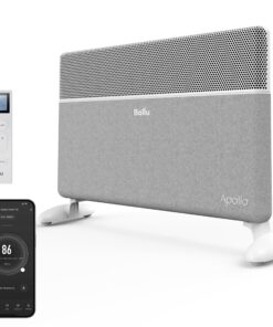 Ballu Convection Panel Space Heater,Whole Room Heater for Indoor Use Large Room with Display Remote,Wifi App,Portable Standing Wall Mount 1500W Electric Heater for Bedroom,Living room,Work with Alexa