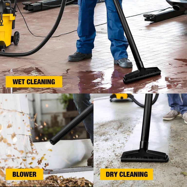 DEWALT DXV14P Shop Vacuum Wet/Dry 14 Gallon, 6 HP Wet/Dry Vac with 110 CFM Powerful Scution, Yellow - Image 6