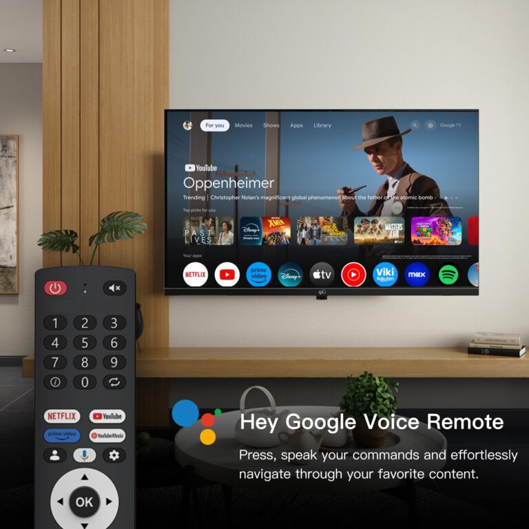 FPD 43 Inch Smart TV 4K UHD LED Flat Screen Google TV with Google Cast, Bluetooth, HDMI, Streaming Live, HDR 10, Dolby Vision, Ultra Slim Television(Canvas-Series, CG43-C3, 2025) - Image 7