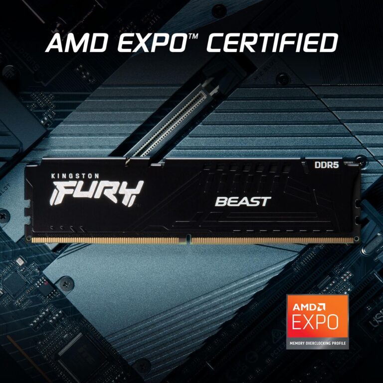 Kingston Fury Beast 16GB (2x16GB) 6000MT/s DDR5 CL36 Desktop Memory | AMD Expo | Plug N Play | Kit of 2| KF560C36BBE2K2-32 - Image 3