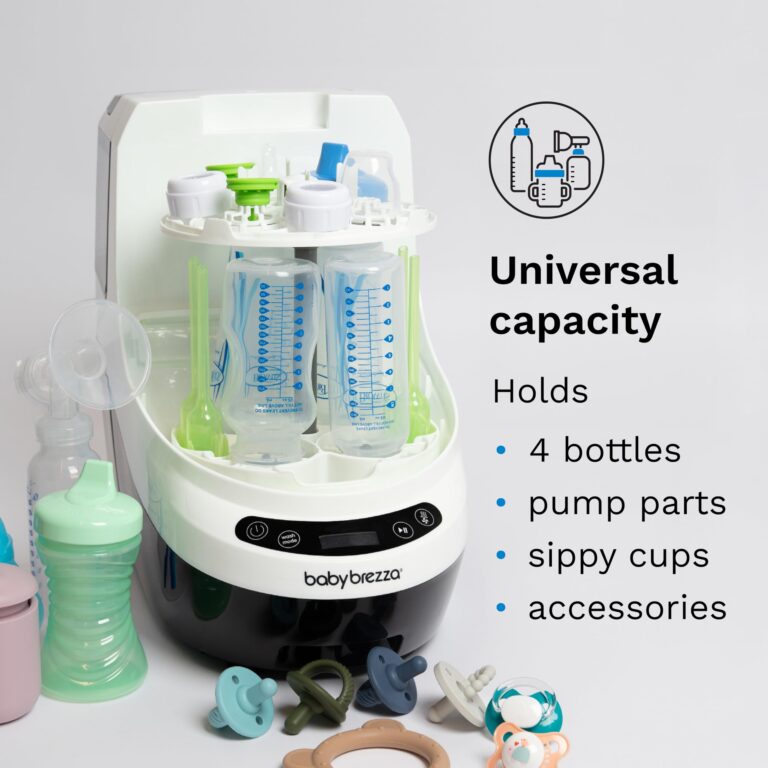 Baby Brezza Bottle Washer Pro - Baby Bottle Washer, Sterilizer + Dryer - All in One Machine Cleans Bottles, Pump Parts, & Sippy Cups - Replaces Hand Washing, Bottle Brushes and Drying Racks - Image 6