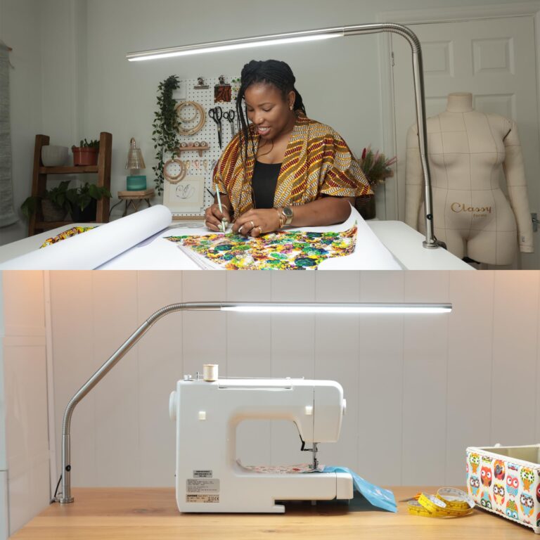 Daylight Company, LLC U35108 Slimline 3 Table Lamp-LED-80 CRI-Eye Care-4 Brightness Levels, 3,000 LUX at 30 cm, 1,065 LUMENS-4 Step DIMMER Mode, Brushed Steel, 25.6 x 30 x .8 - Image 2