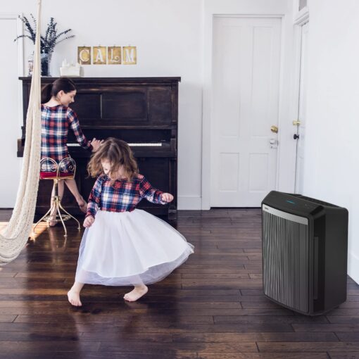 Winix 9800 4-Stage True Hepa Air Purifier with WiFi and PlasmaWave, 500 Sq Ft,Black,Large - Image 2