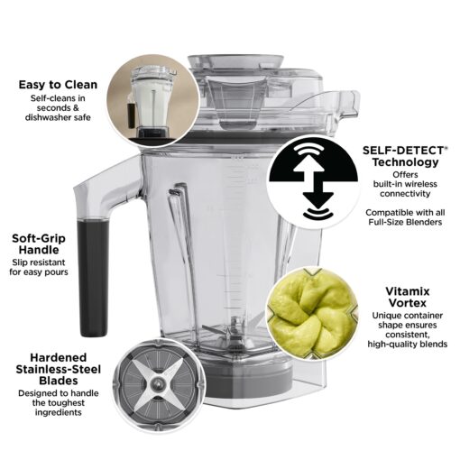 Vitamix 063852 Ascent Container, 48 oz, Clear - Image 8