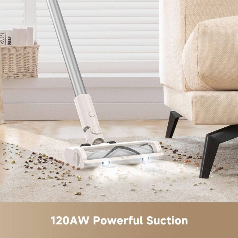 DREAME R10 Pure Cordless Vacuum Cleaner, Stick Vacuum Cleaner for Home, 120AW Powerful Suction, Anti-Tangle, LED Headlights, Up to 60 Mins Runtime, Lightweight for Carpet, Hard Floor, Pet Hair - Image 8