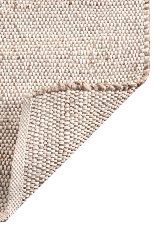 S & L Homes Jute Cotton Hand Woven Natural Farmhouse Area Rug for Living Room - Rustic Vintage Bohemian Décor - (8' x 10' Natural) - Image 7