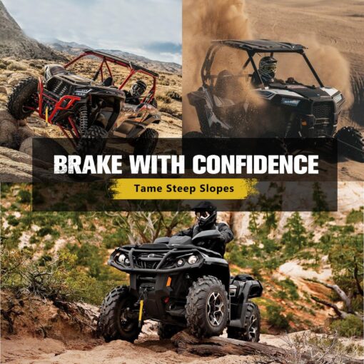 BUNKER INDUST 6000lb Electric Winch 12V Waterproof with Synthetic Rope Hawse Fairlead Kit for Offroad UTV ATV,Recovery Winch with Both Wireless Handheld Remote and Corded Control - Image 2