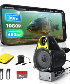 Chasing Canfish CF1 Underwater Fishing Camera Kit,1080P Full HD Portable Video Fish Finder,APP Remote Control Real-time Observation,Fishing Camera