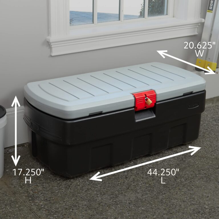 Rubbermaid ActionPacker️ 48 Gal with 8 Gal Containers Nested, Lockable Storage Bins, Industrial, Rugged Storage Container Bundle with Lids - Image 9