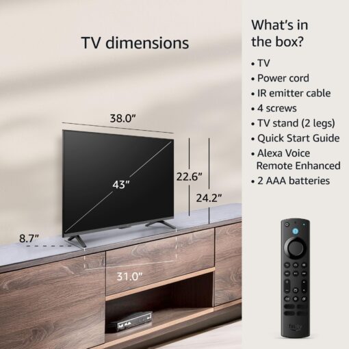 Amazon Fire TV 43" Omni Series 4K UHD smart TV, hands-free with Alexa - Image 5